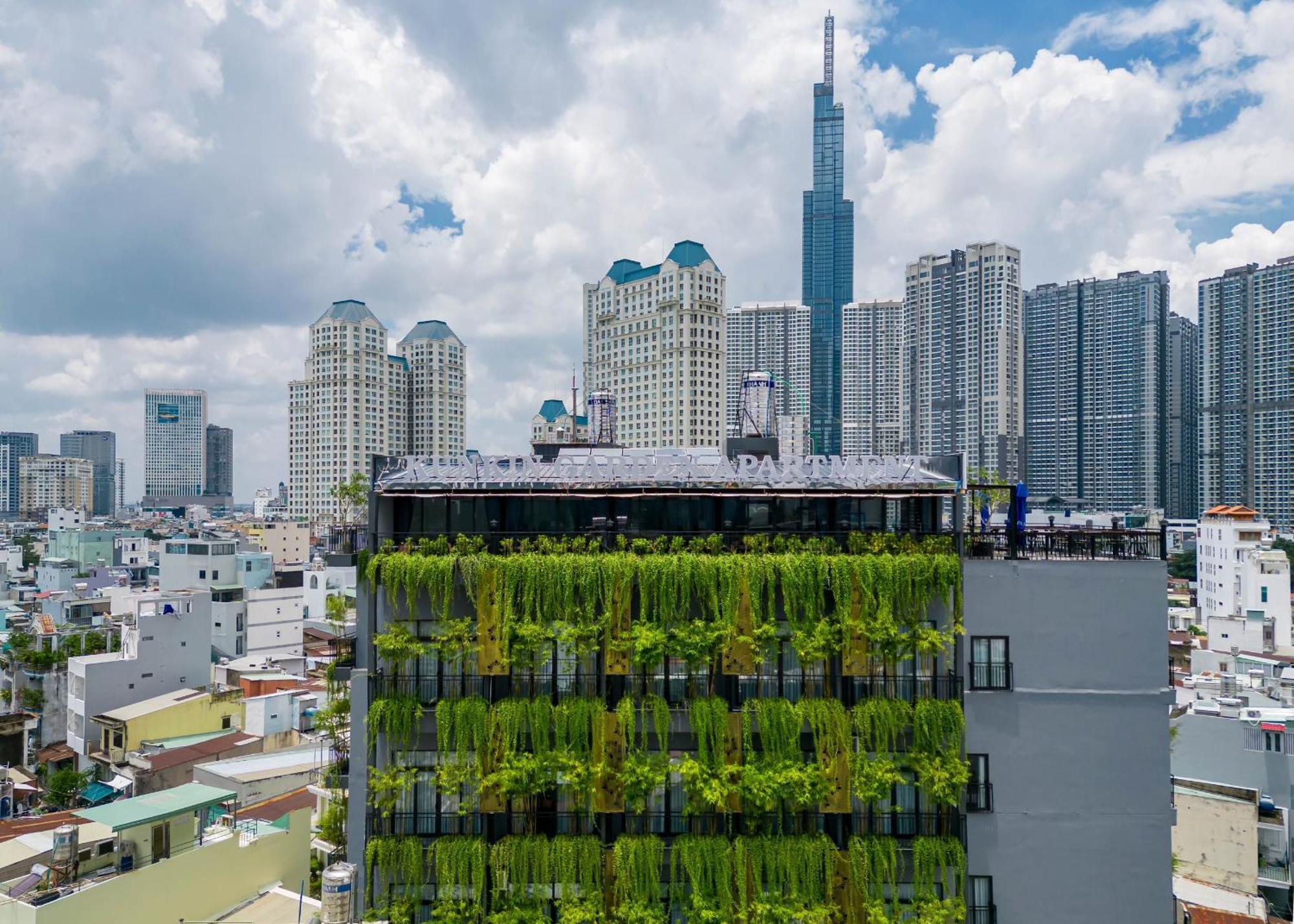 Kunkin Garden Aparthotel Ho-Chi-Minh-Stadt Exterior foto